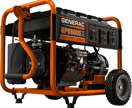 Generac gp series 6500e portable generator