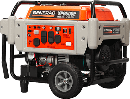 Generac xp series 6500e portable generator